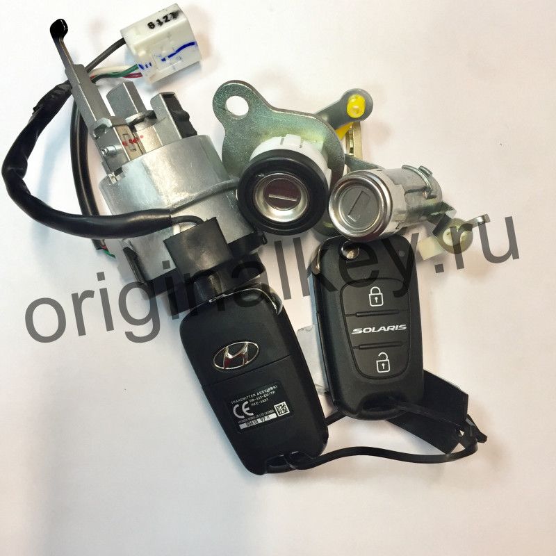 Комплект замков Hyundai Solaris 2011-2013, PCF7936