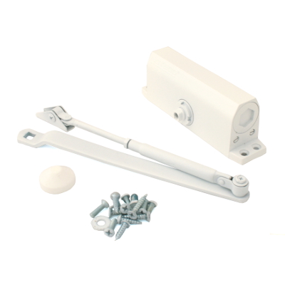 NOTEDO Доводчик дверной DC-120-I WHITE 100 - 140 кг белый (10)