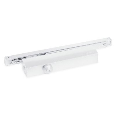 NOTEDO Доводчик дверной DC-045-155 SL+HO+DA+BC WHITE со скольз.тягой до 150 кг (6)