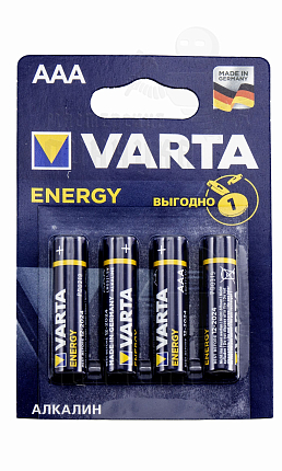 Батарейка VARTA Energy LR03 BL-4 (4103) (4/40/200)
