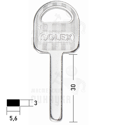 SOLEX квадрат(30×5.6×3) КНР