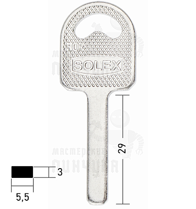 SOLEX квадрат(29×5.5×3) КНР