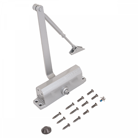 NOTEDO Доводчик дверной DC-090 GRAY 60-130 кг серый (10)