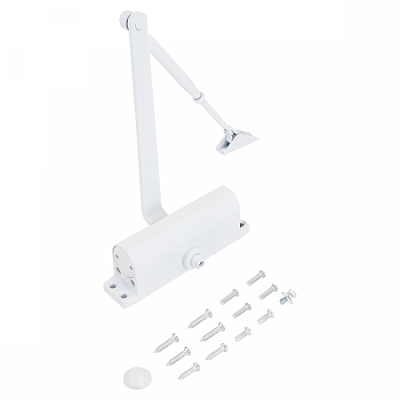 NOTEDO Доводчик дверной DC-090 WHITE 60-130 кг белый (10)