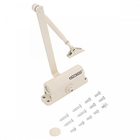 NOTEDO Доводчик дверной DC-060 BEIGE до 60 кг бежевый (10)