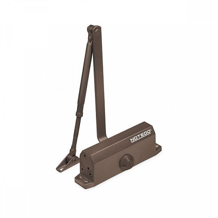 NOTEDO Доводчик дверной DC-120-I BROWN 100 - 140 кг корич. (10)