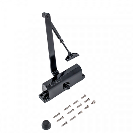 NOTEDO Доводчик дверной DC-090 BLACK 60-130 кг черный. (10)