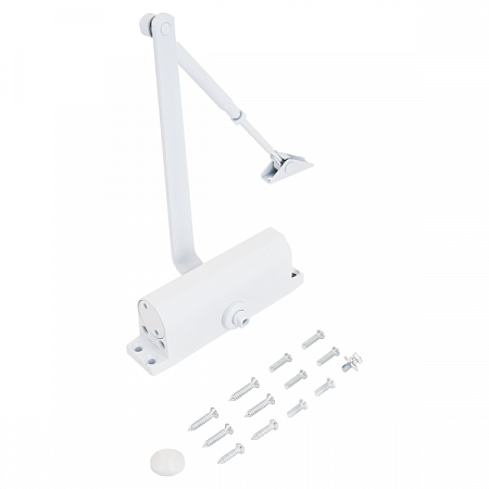 NOTEDO Доводчик дверной DC-080 WHITE 60-120 кг белый (10)