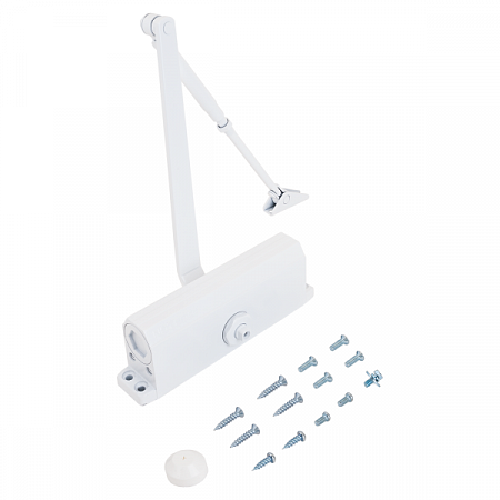 NOTEDO Доводчик дверной DC-150-Классика WHITE до 150кг белый (10)