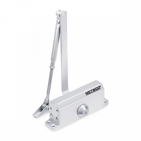 NOTEDO Доводчик дверной DC-070-I SILVER до 70 кг серебро (10)