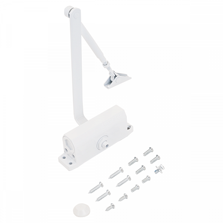 NOTEDO Доводчик дверной DC-060 WHITE до 60 кг белый (10)