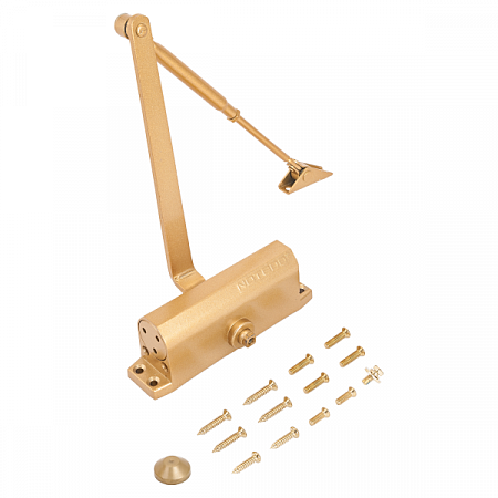 NOTEDO Доводчик дверной DC-080 GOLD 60-120 кг золото (10)